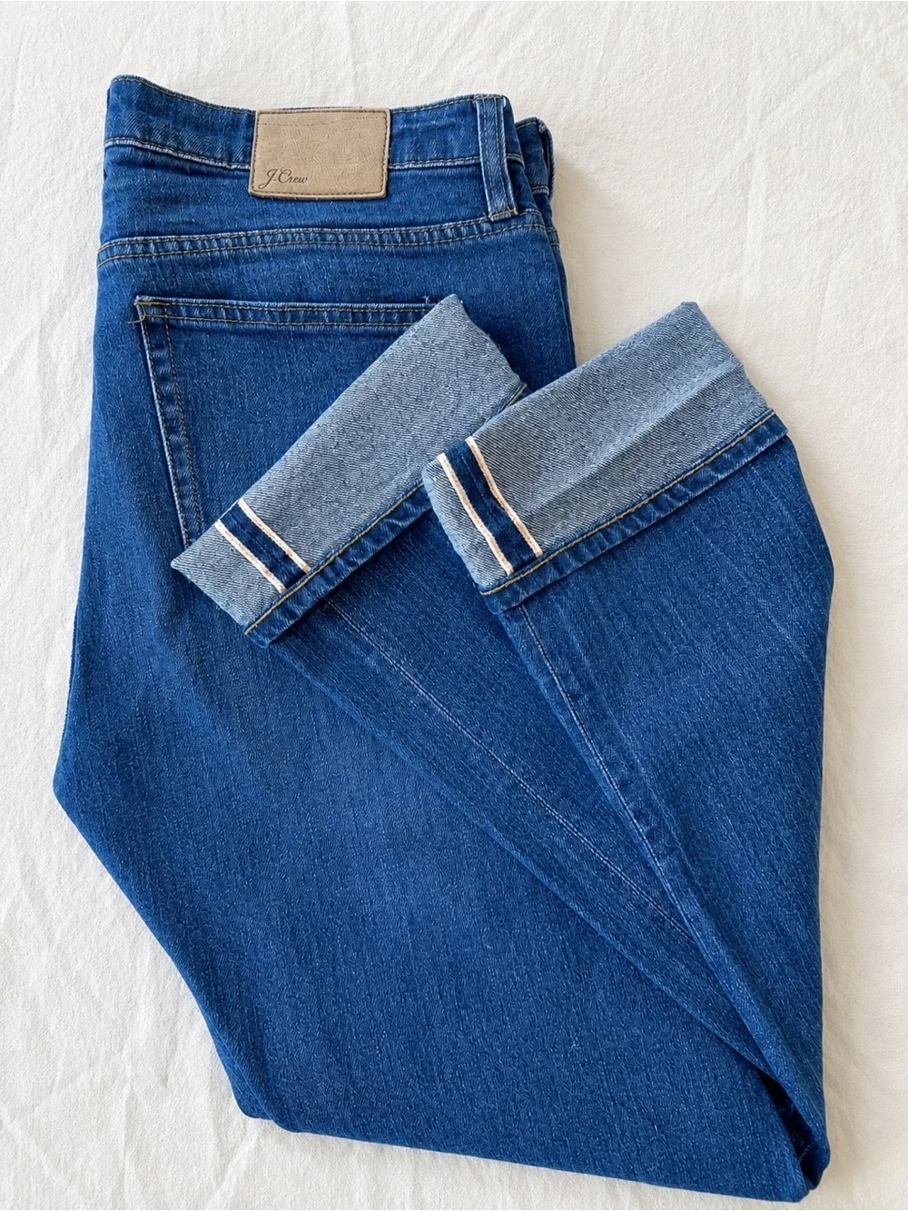 J Crew Selvedge MatchStick Jeans Size 29 Medium Wash Straight Leg  Inseam 32